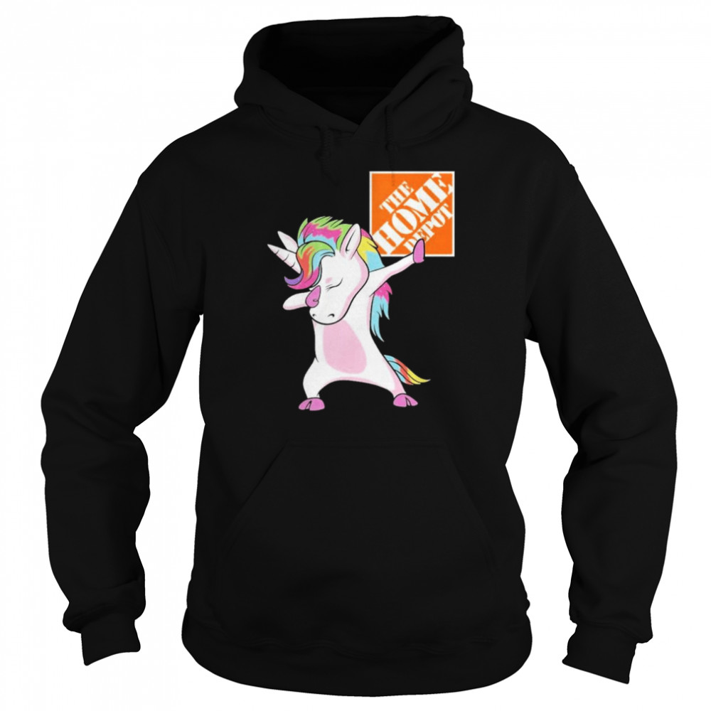 Unicorn the home depot logo shirt Unisex Hoodie