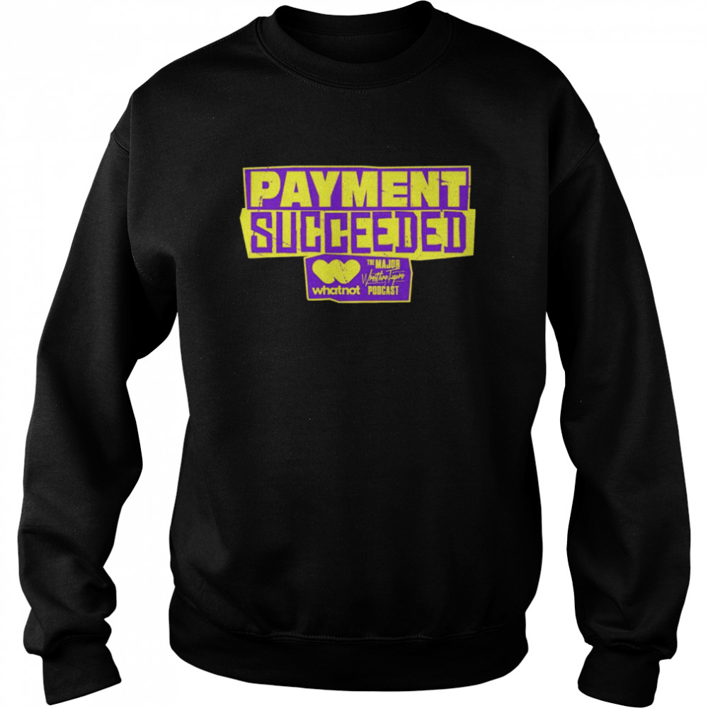 Payment Succeeded shirt Unisex Sweatshirt