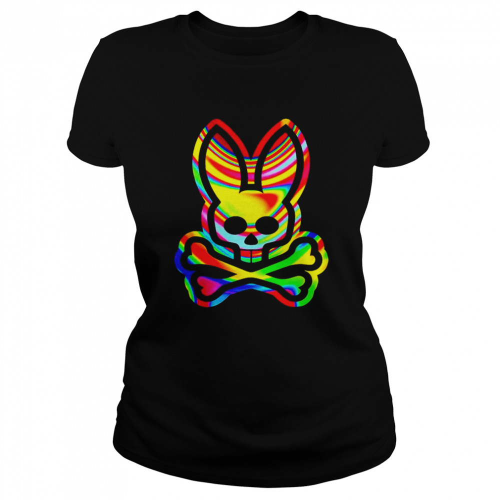 Psychedelic Bunny Psycho Bunny T- Classic Women's T-shirt