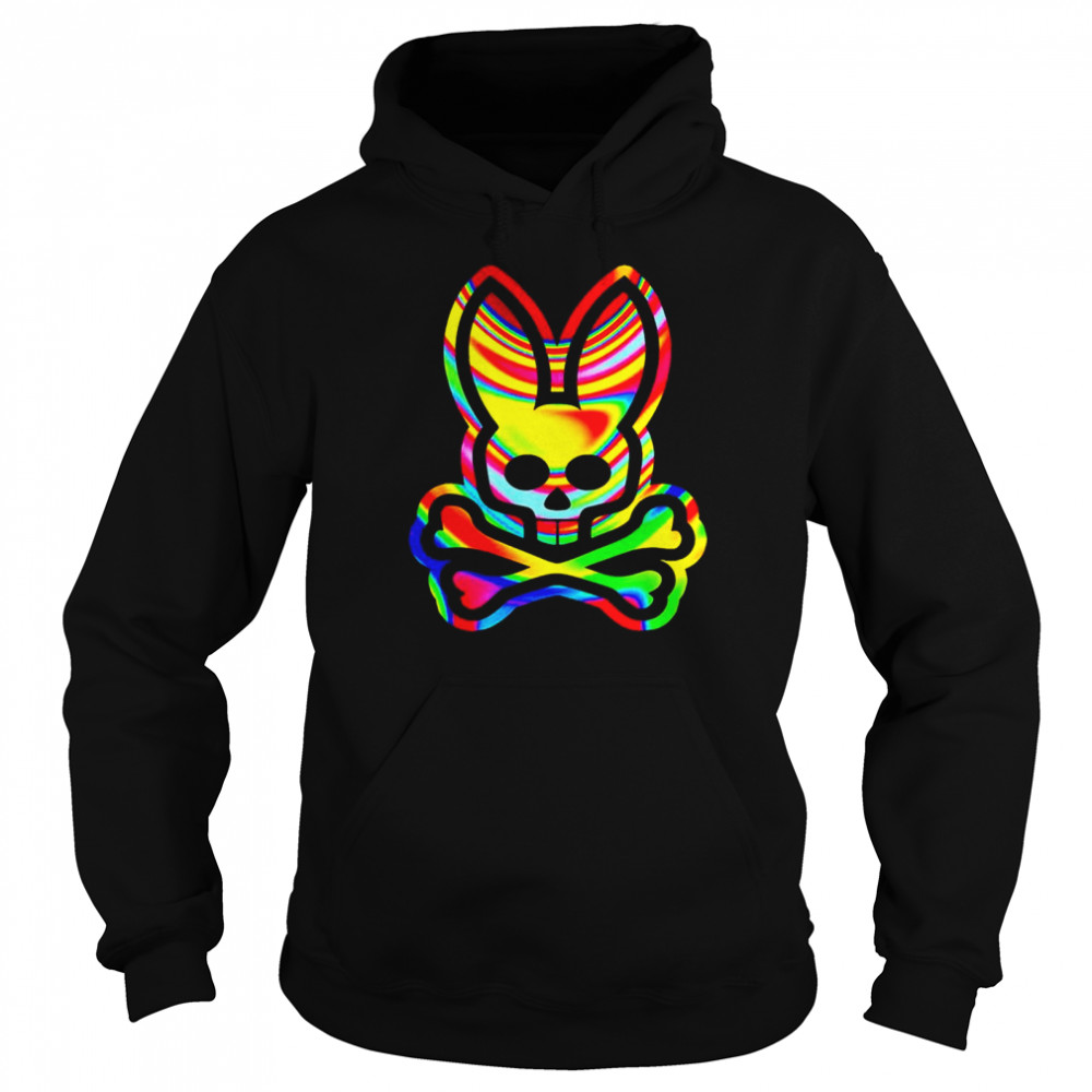 Psychedelic Bunny Psycho Bunny T- Unisex Hoodie