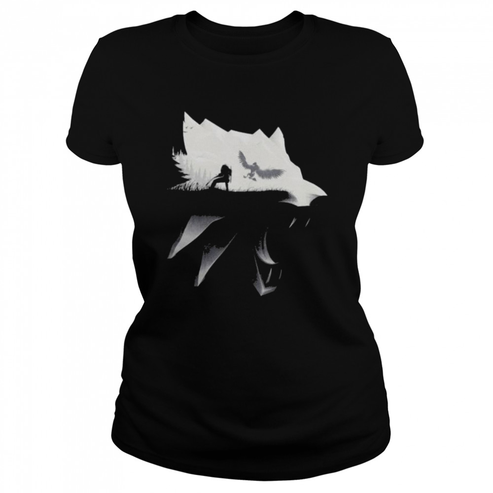 White Wolf The Witcher T- Classic Women's T-shirt