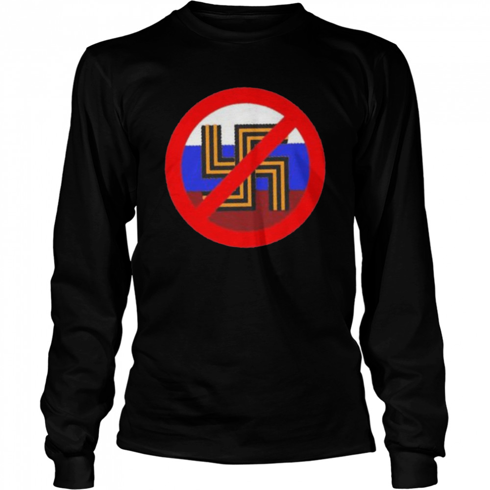 Zelensky Stop Russian Fascism T- Long Sleeved T-shirt