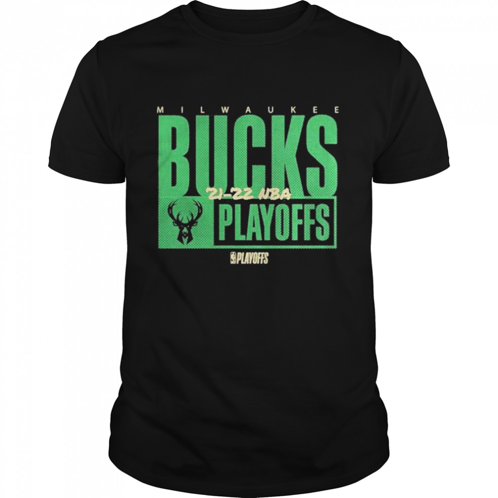 Milwaukee Bucks Fanatics Branded 2022 NBA Playoffs Dunk  Classic Men's T-shirt
