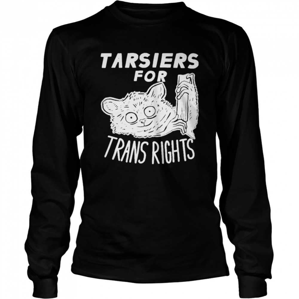 Tarsiers For Trans Rights Long Sleeved T-shirt