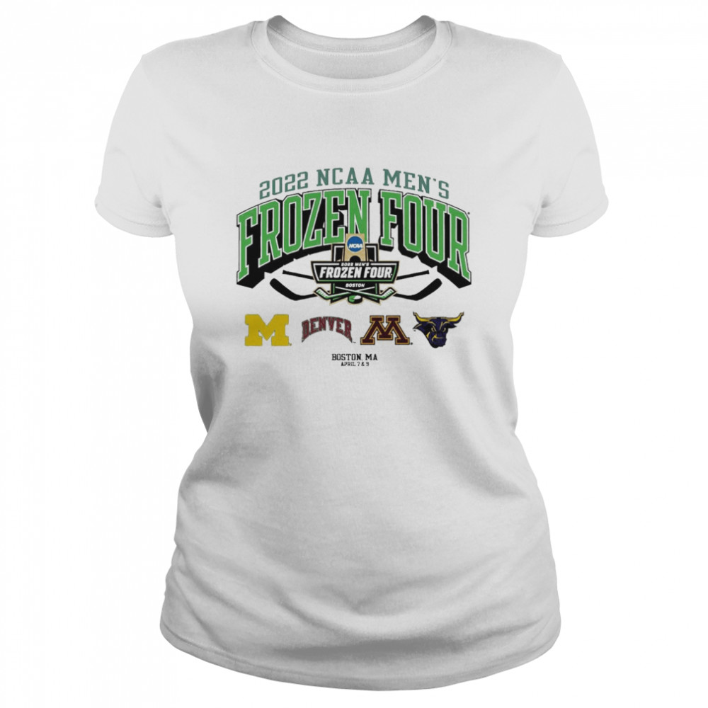 2022 NCAA Men’s Frozen Four Ice Hockey Final Champion Boston MA shirt Classic Women's T-shirt