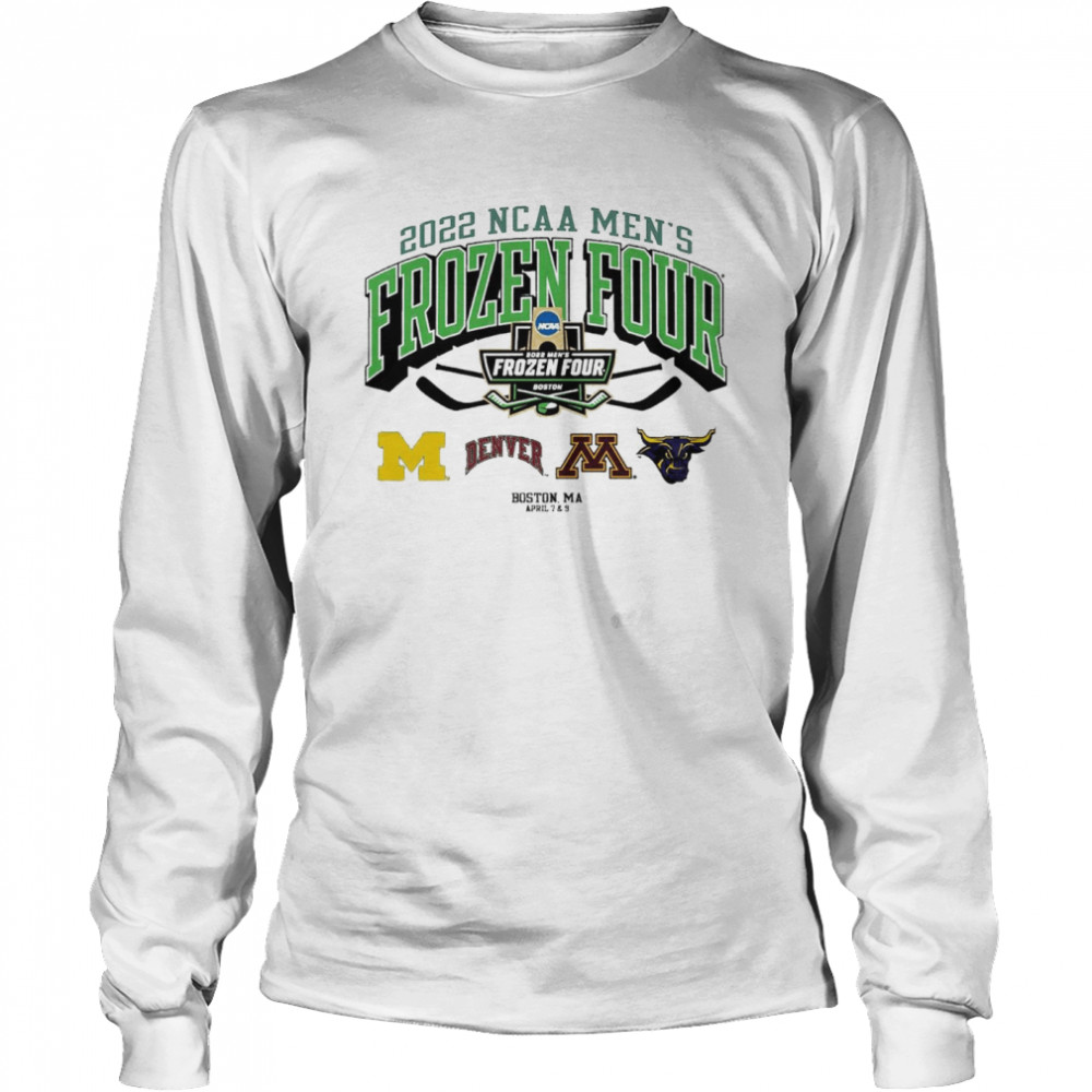 2022 NCAA Men’s Frozen Four Ice Hockey Final Champion Boston MA shirt Long Sleeved T-shirt