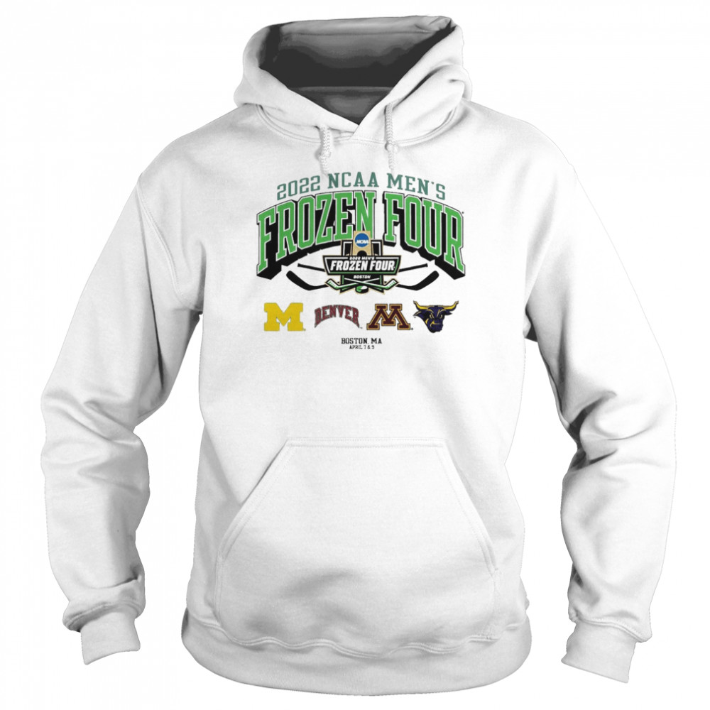 2022 NCAA Men’s Frozen Four Ice Hockey Final Champion Boston MA shirt Unisex Hoodie