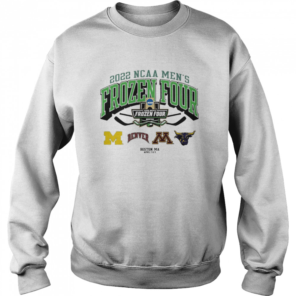 2022 NCAA Men’s Frozen Four Ice Hockey Final Champion Boston MA shirt Unisex Sweatshirt