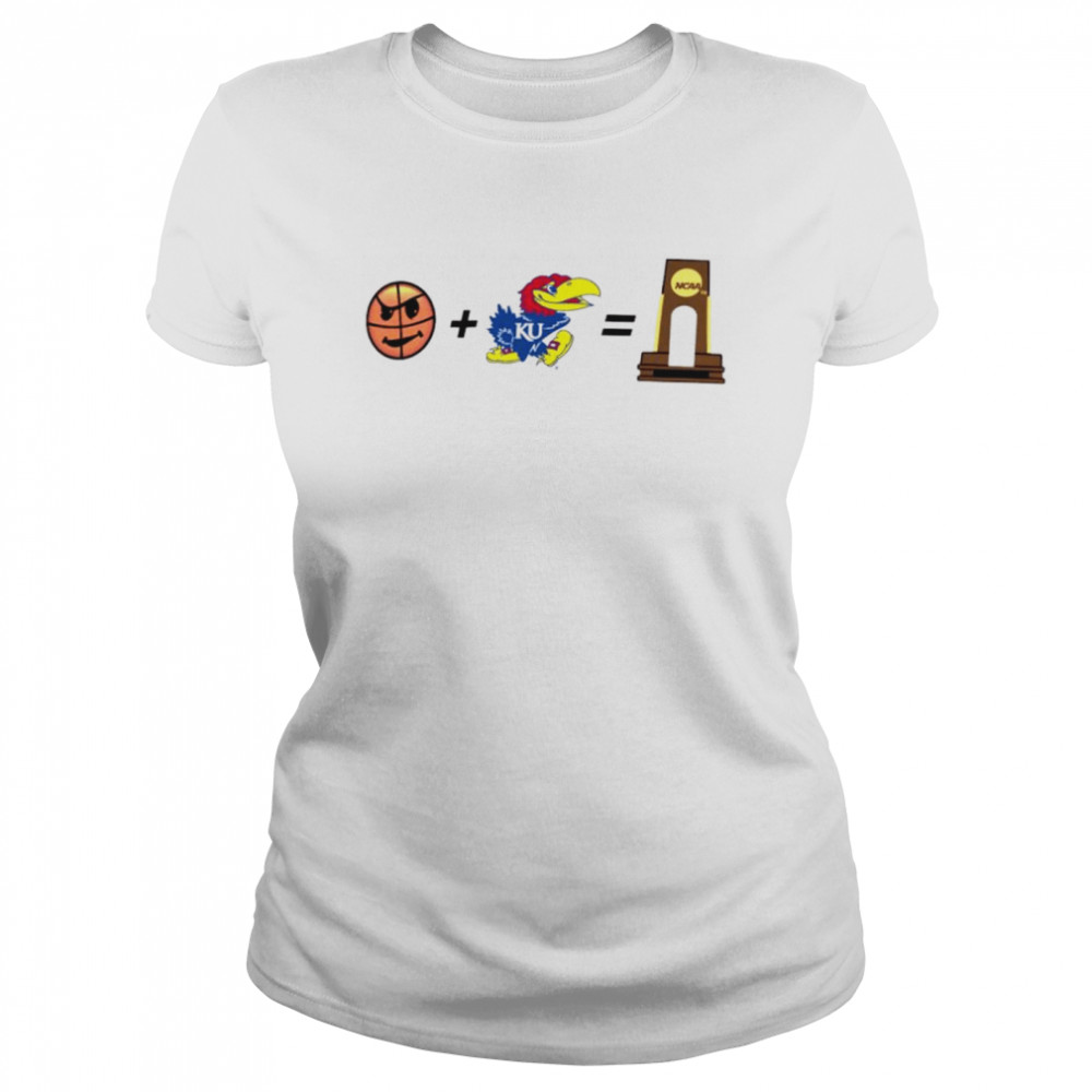 Basketball + Kansas Jayhawks = Cup champions shirt Classic Women's T-shirt