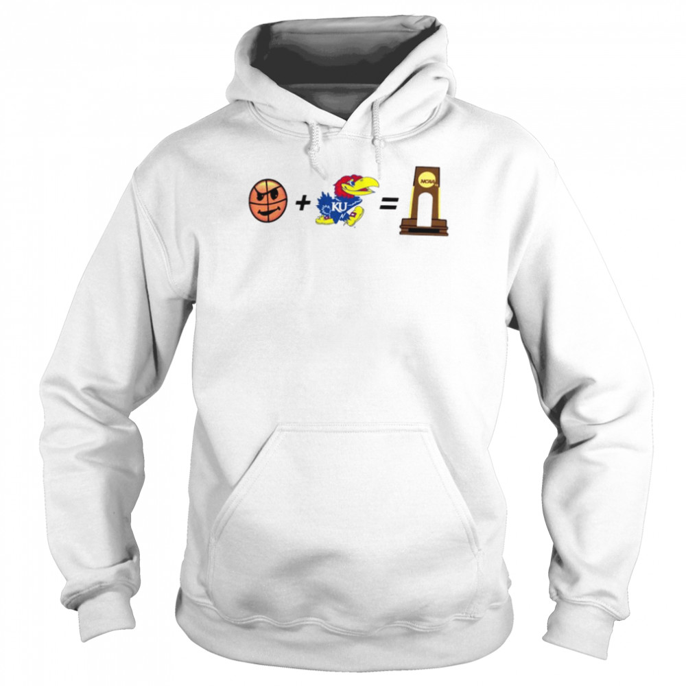 Basketball + Kansas Jayhawks = Cup champions shirt Unisex Hoodie