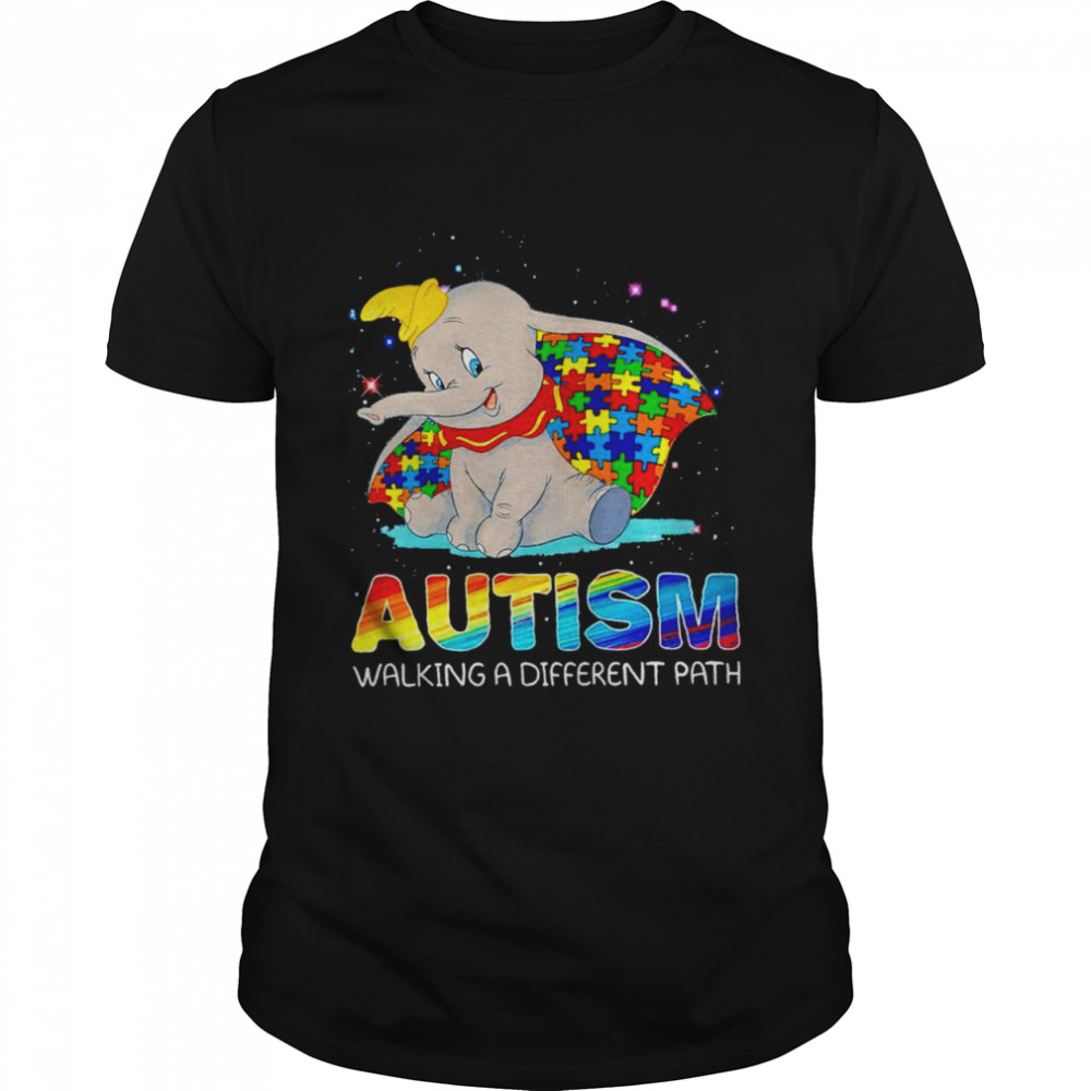 Dumbo Autism walking a different path shirt Classic Men's T-shirt