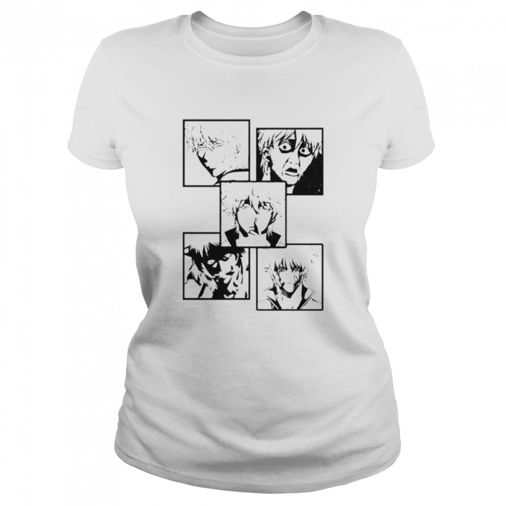 Gintama Anime faces of Gintoki shirt Classic Women's T-shirt