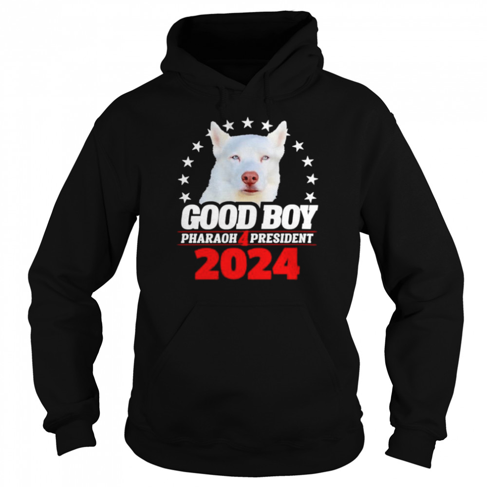 Good Boy Pharaoh 4 President 2024 shirt Unisex Hoodie