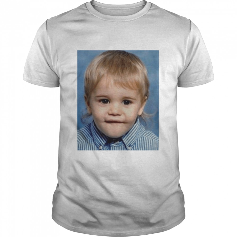 Justin Bieber as a baby t-shirt Classic Men's T-shirt