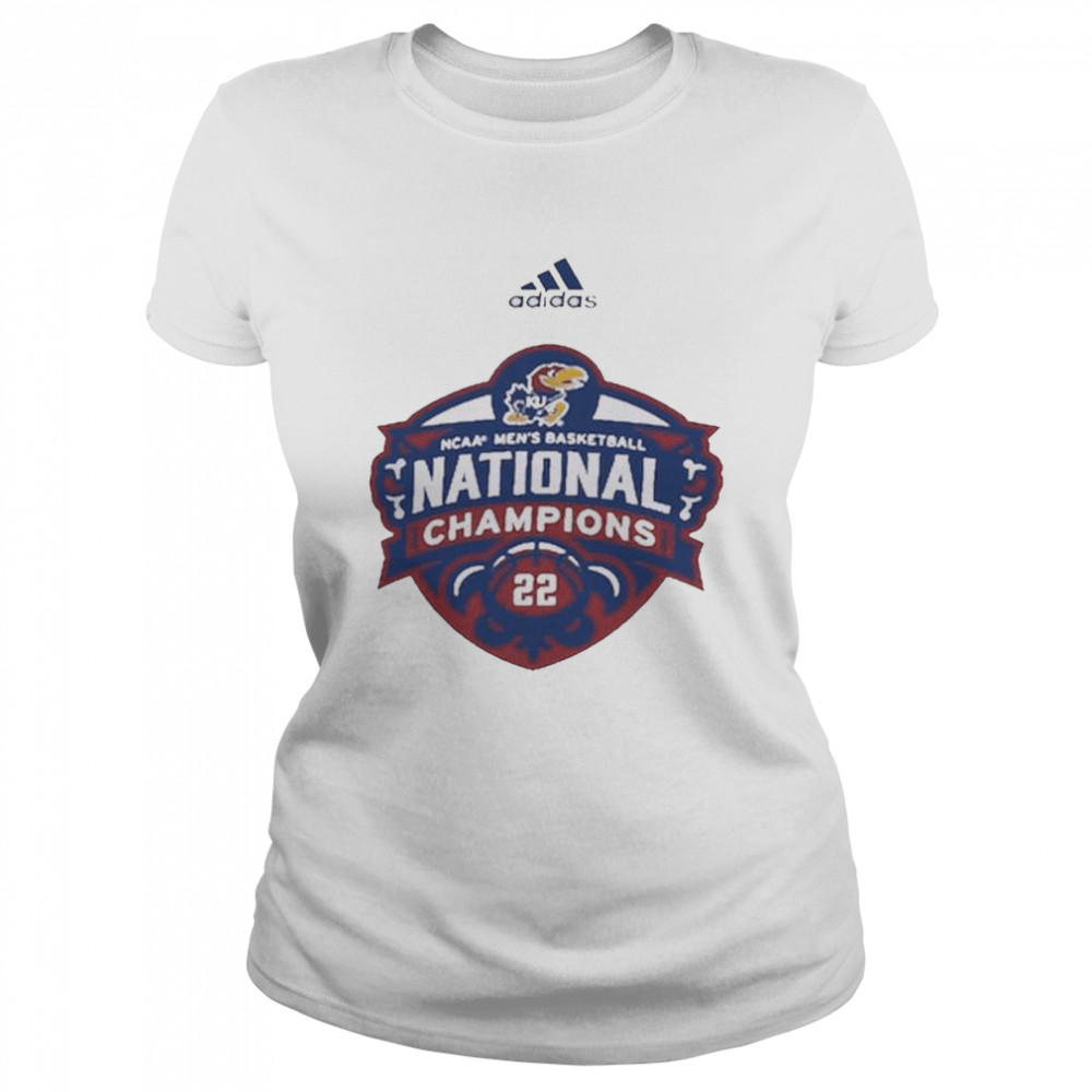 Kansas Jayhawks adidas Youth 2022 NCAA Men’s Basketball National Champions Parade T- Classic Women's T-shirt