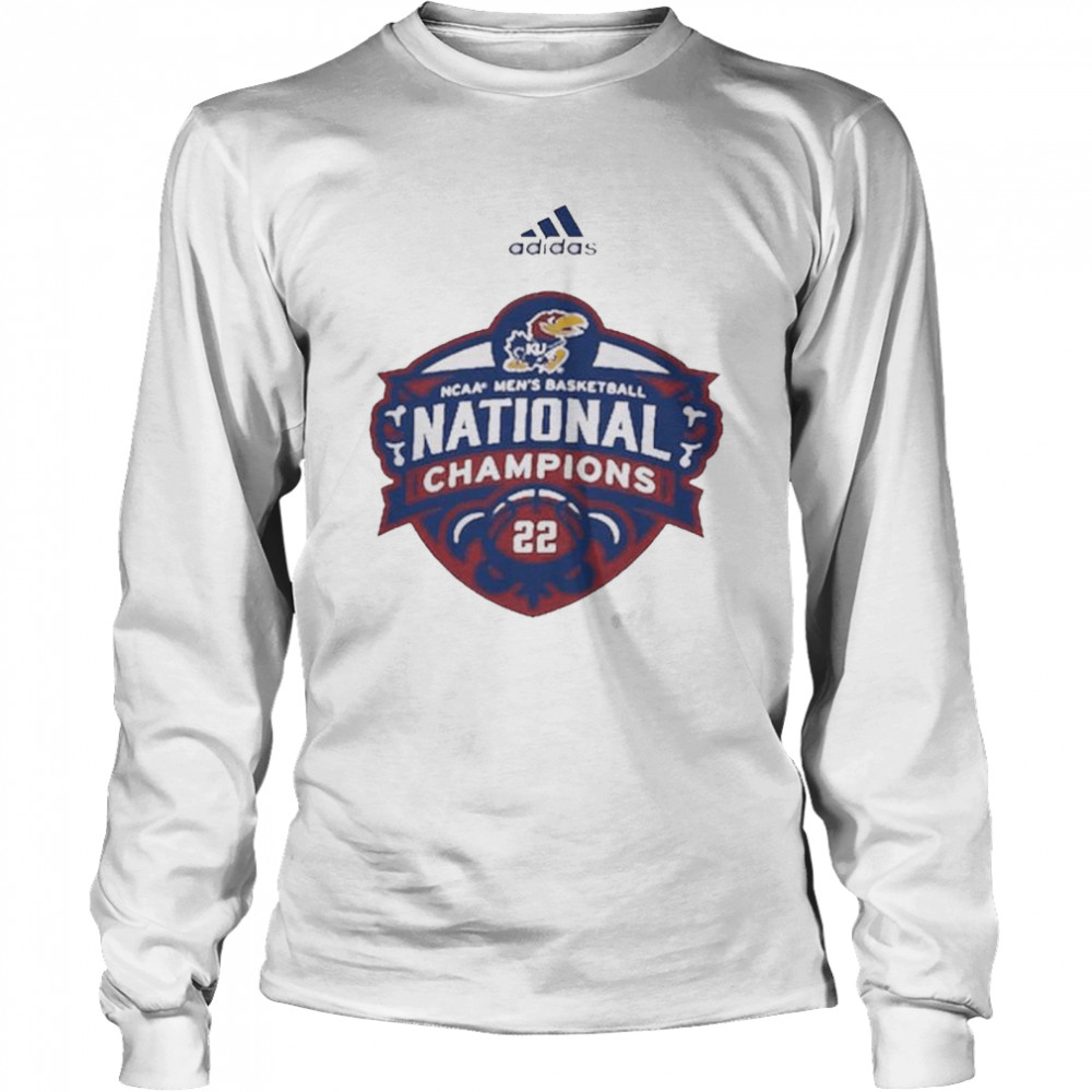 Kansas Jayhawks adidas Youth 2022 NCAA Men’s Basketball National Champions Parade T- Long Sleeved T-shirt