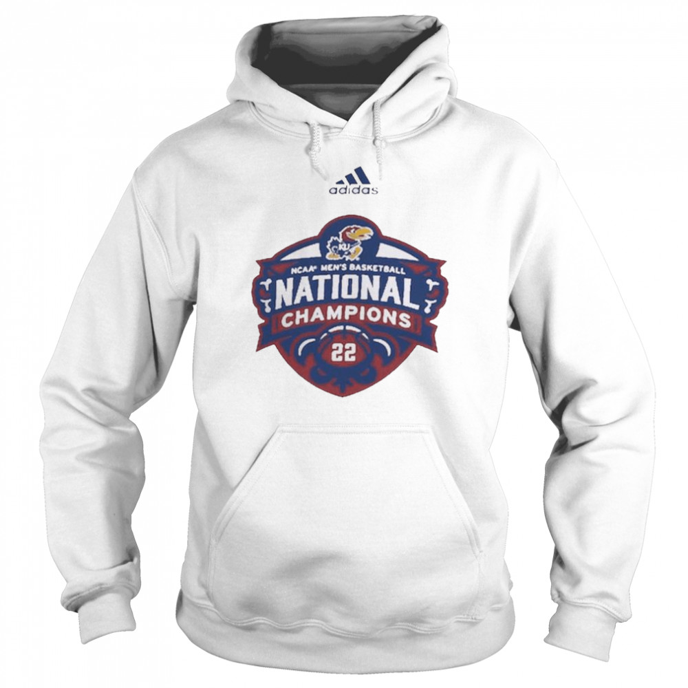 Kansas Jayhawks adidas Youth 2022 NCAA Men’s Basketball National Champions Parade T- Unisex Hoodie