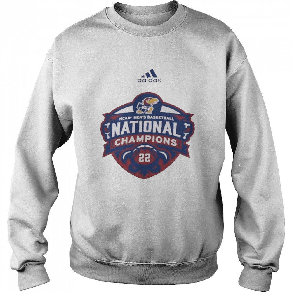 Kansas Jayhawks adidas Youth 2022 NCAA Men’s Basketball National Champions Parade T- Unisex Sweatshirt