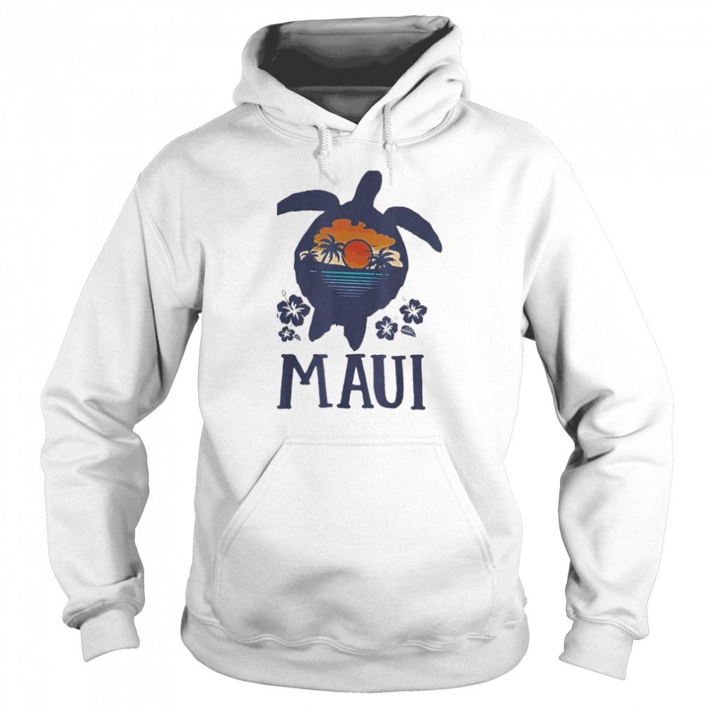 Maui Hawaii Sea Turtles Hawaiian Family Vacation 2022 Unisex Hoodie