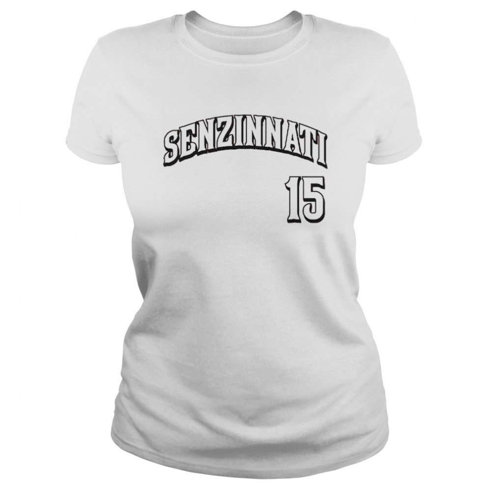 Senzinnati 15 Team Font T- Classic Women's T-shirt