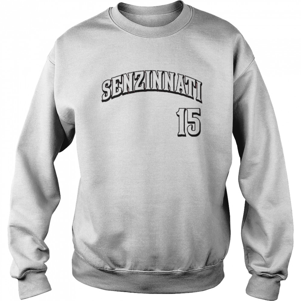 Senzinnati 15 Team Font T- Unisex Sweatshirt