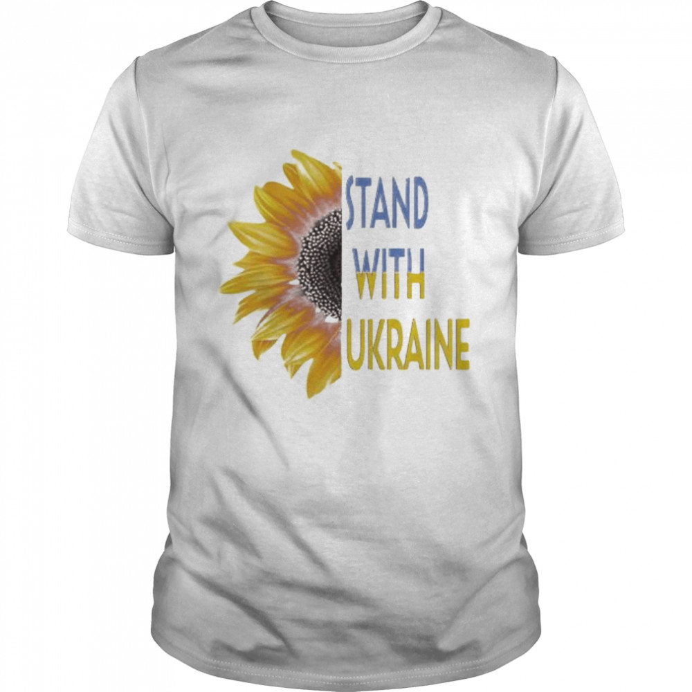 Sunflower ukraine freedom support ukraine shirt Classic Men's T-shirt