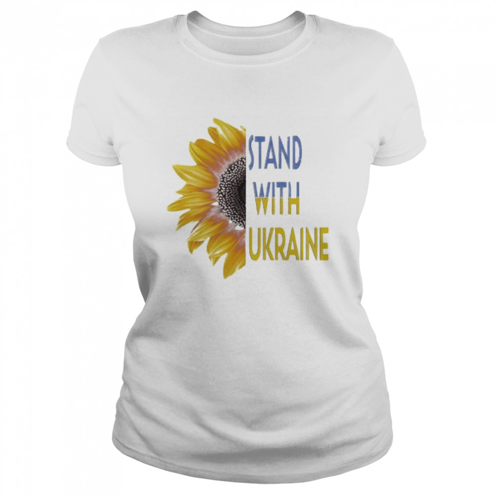 Sunflower ukraine freedom support ukraine shirt Classic Women's T-shirt