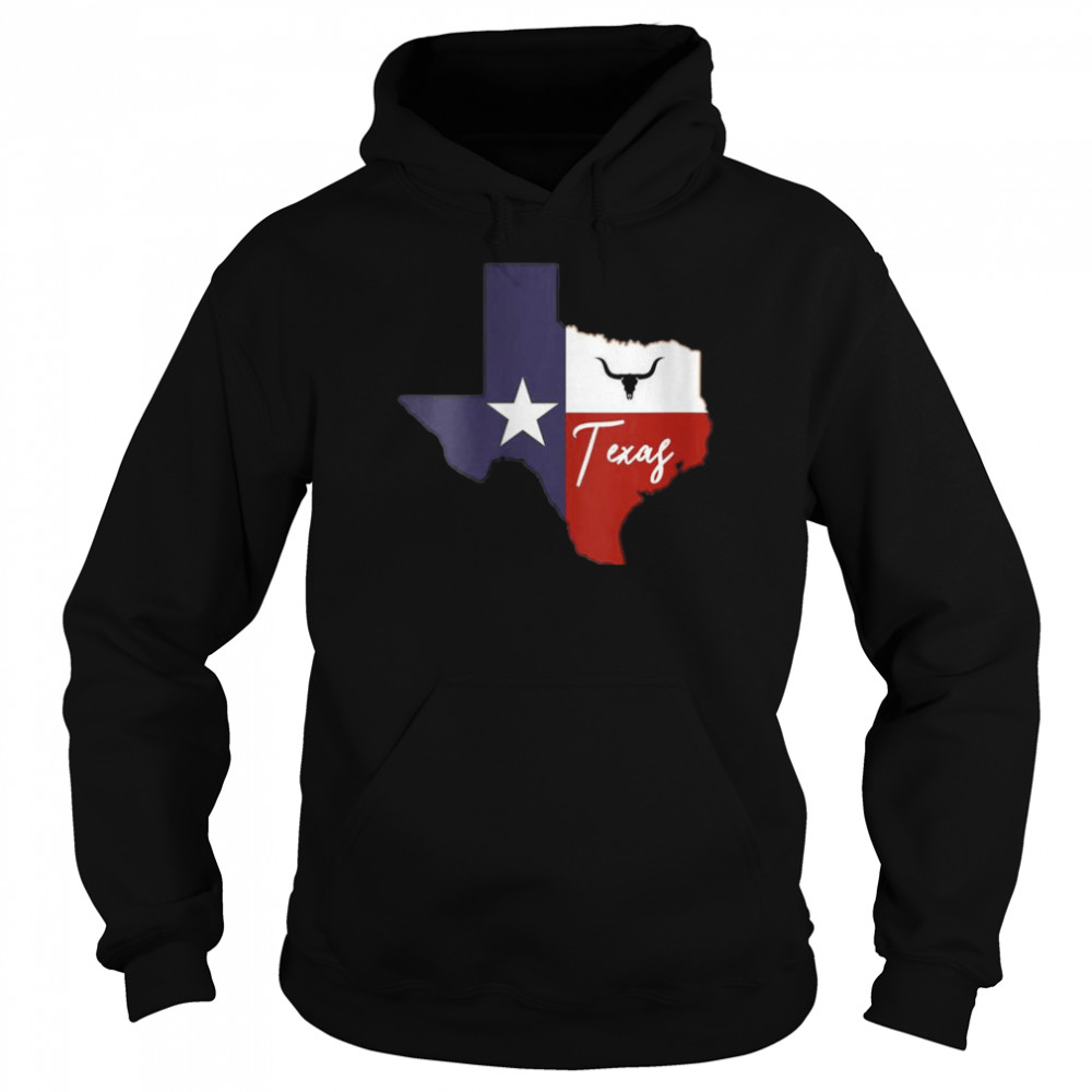 Womens Strong Like Texas State Flag Unisex Hoodie