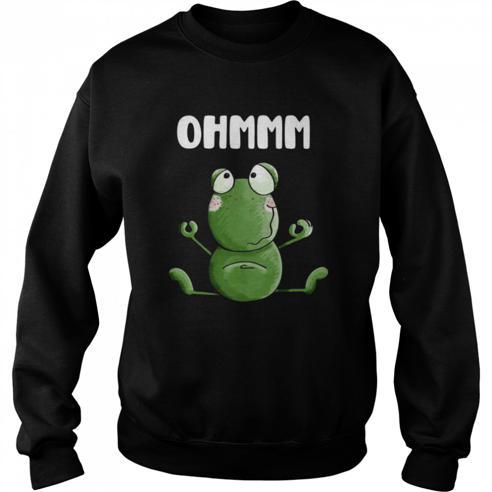 Yoga Frog Fun Frog Motif Children Unisex Sweatshirt