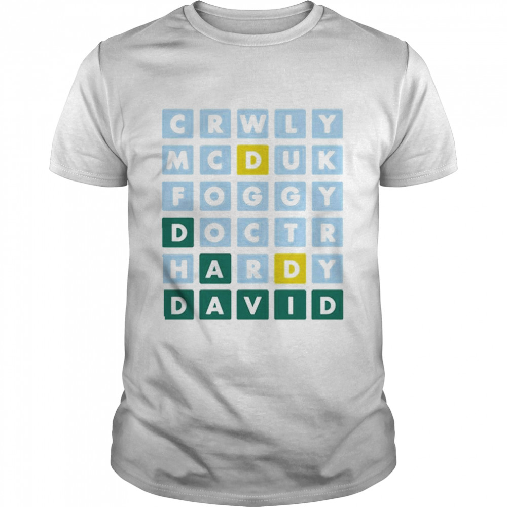 David Tennant Crossword T- Classic Men's T-shirt