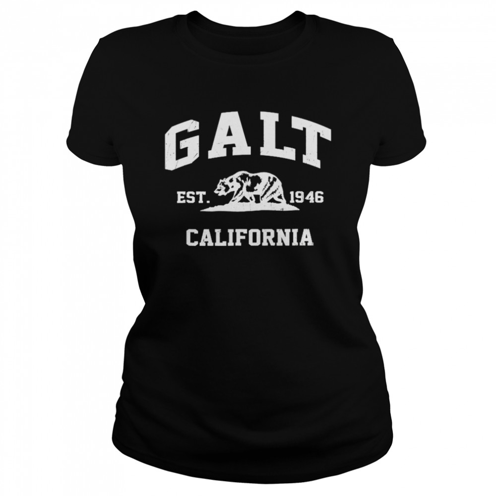Galt California CA vintage state Athletic style  Classic Women's T-shirt