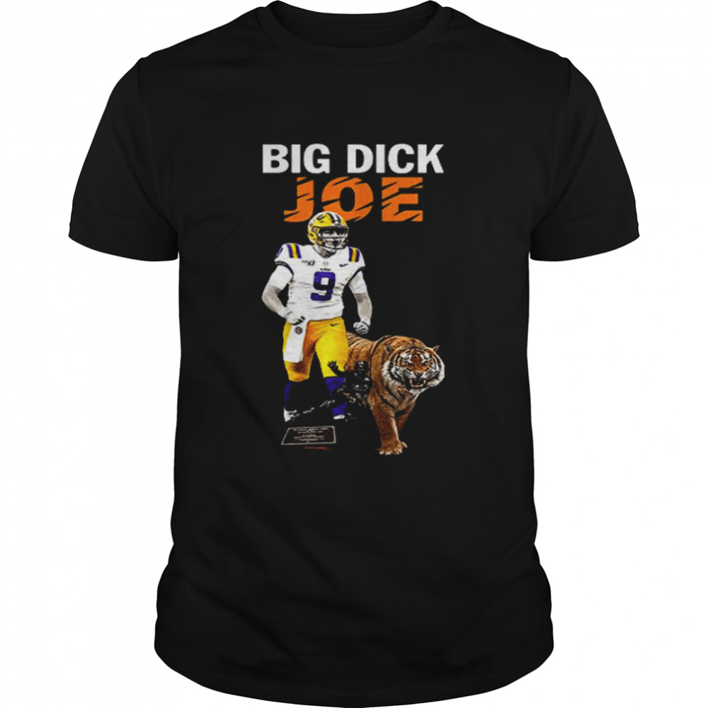 Joe Burrow Big Dick LSU Tigers King Women's V-Neck T-Shirt