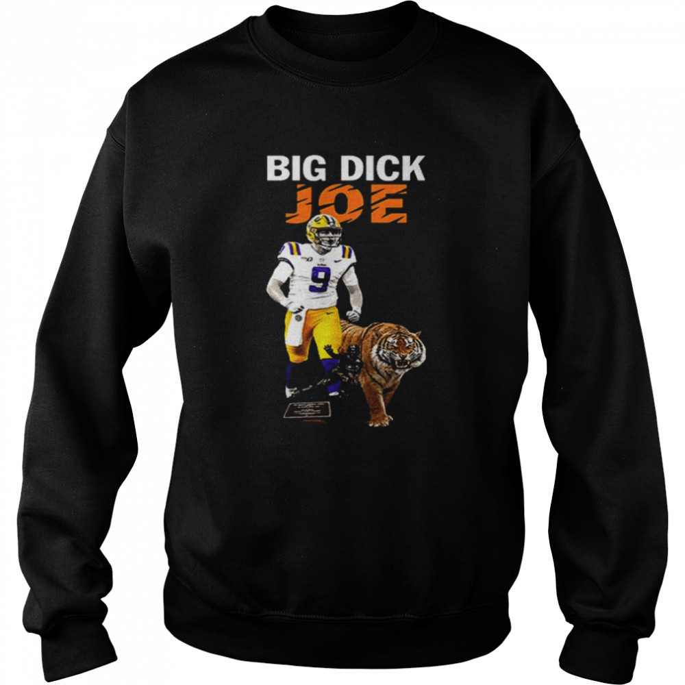 Joe Burrow Big Dick LSU Tigers King Long Sleeve T-Shirt