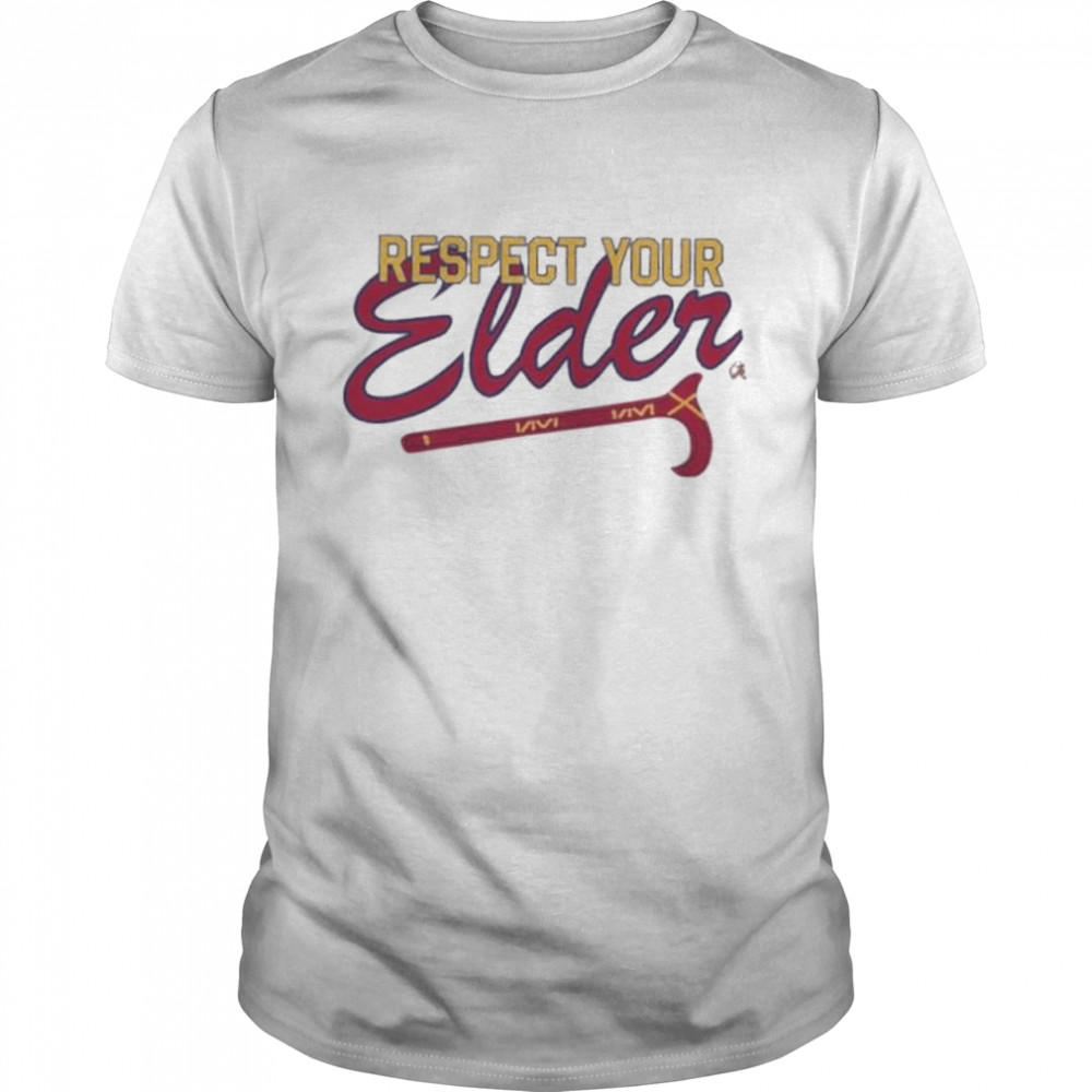 Respect your elder atlanta braves shirt Classic Men's T-shirt