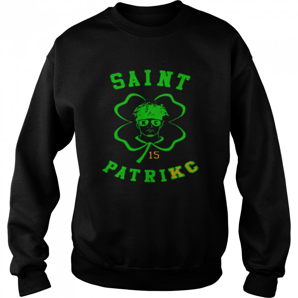 Saint Patrick Kansas City Chiefs Patrick Mahomes St. Patrick's day shirt -  T Shirt Classic