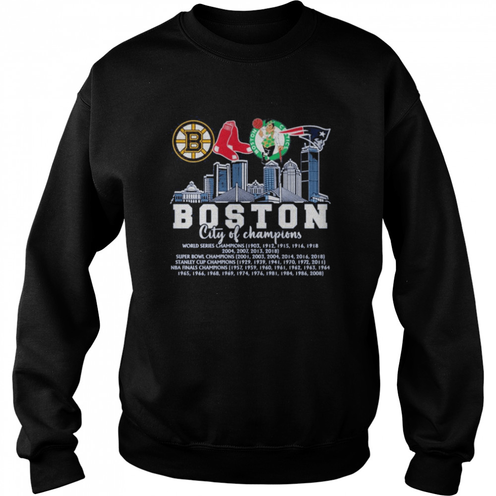 Mens Boston Celtics Clover Bruins Patriots Celtics Red Sox T Shirt