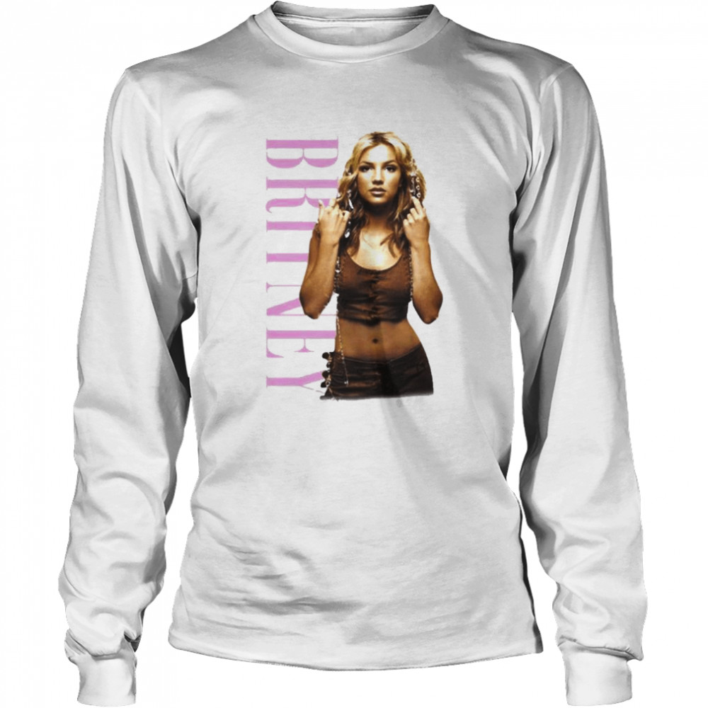 Britney Spears Oops I Did It Again Bershka T- Long Sleeved T-shirt