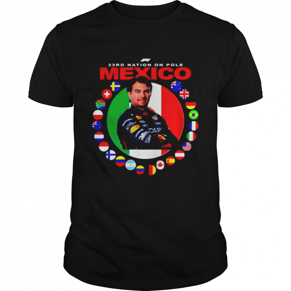 Checo Perez 1st Pole Mexico shirt