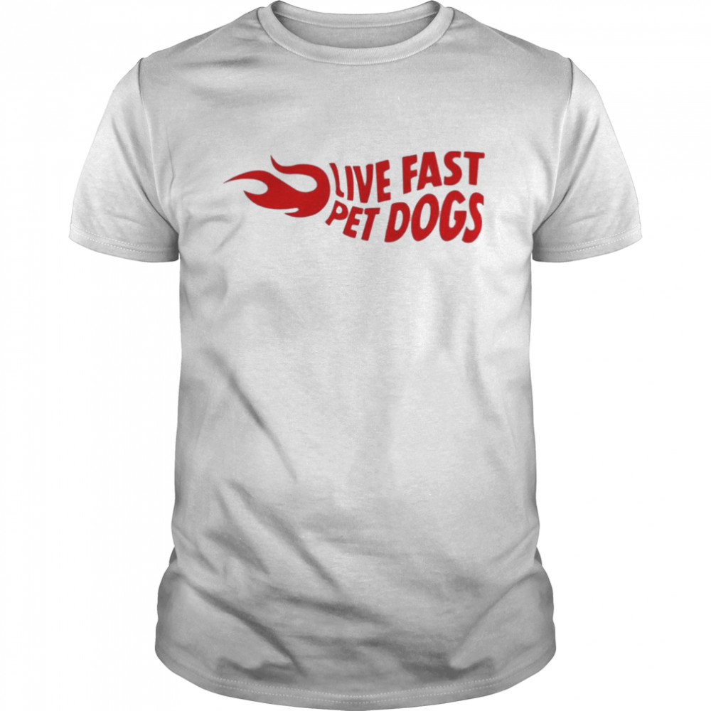 Hannah Newhouse Live Fast Pet Dogs Apple Girl Art T- Classic Men's T-shirt