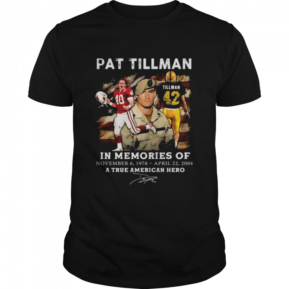 Pat tillman hot sale t shirt