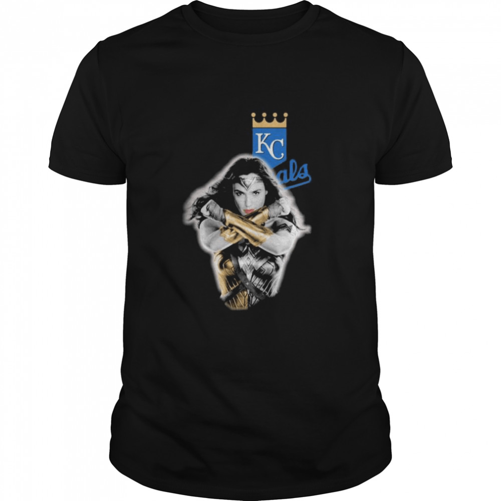 Wonder Woman Kansas City Royals T shirt