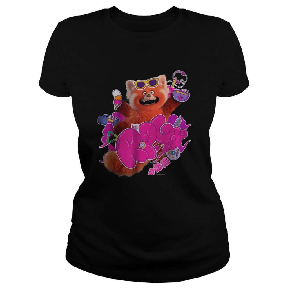 Disney and Pixar’s Turning Red RPG Cute Panda T- Classic Women's T-shirt