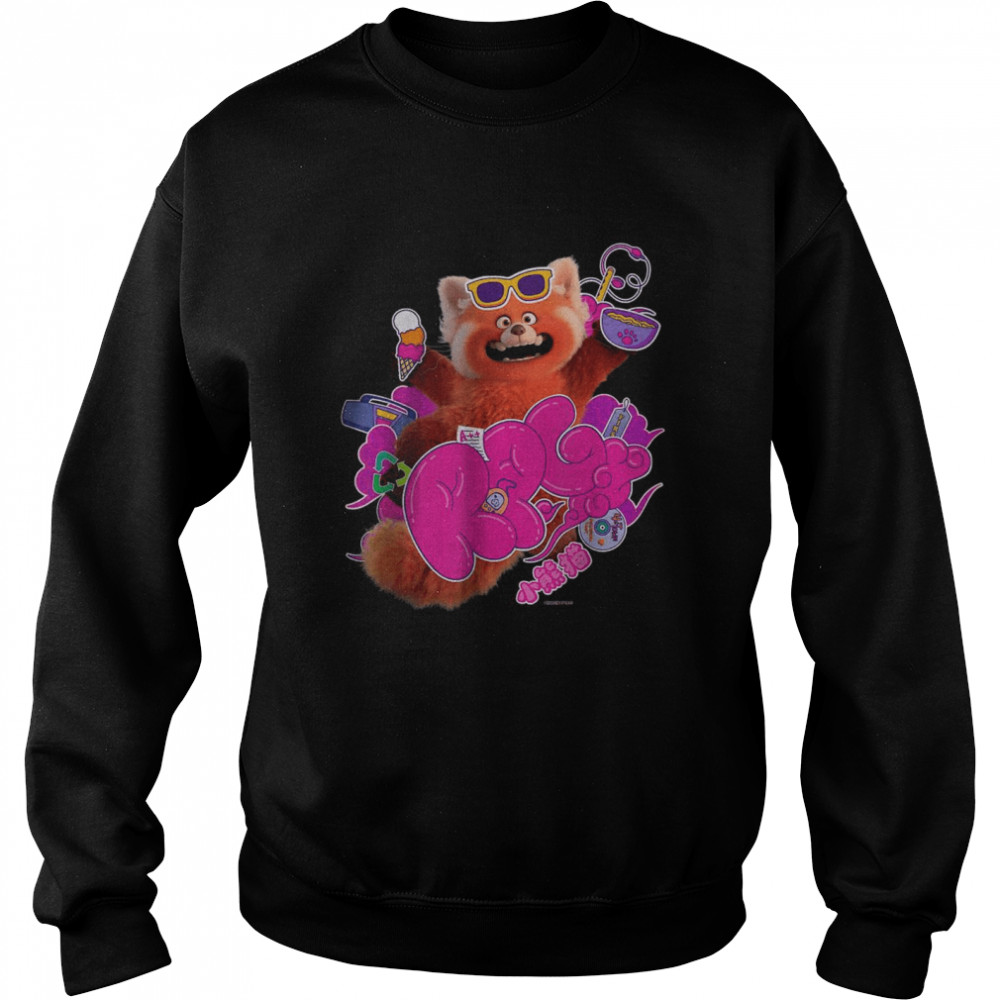 Disney and Pixar’s Turning Red RPG Cute Panda T- Unisex Sweatshirt