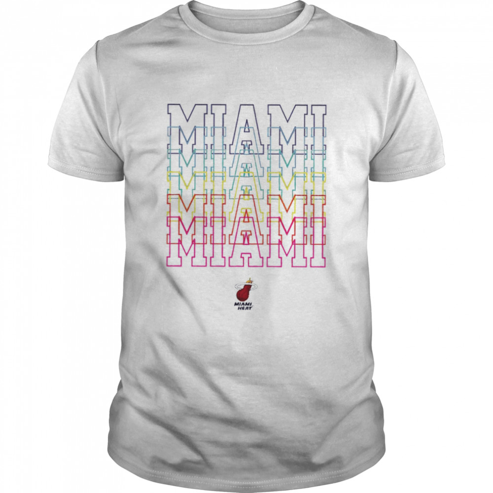 Miami Heat Pride 2022 logo T-shirt Classic Men's T-shirt