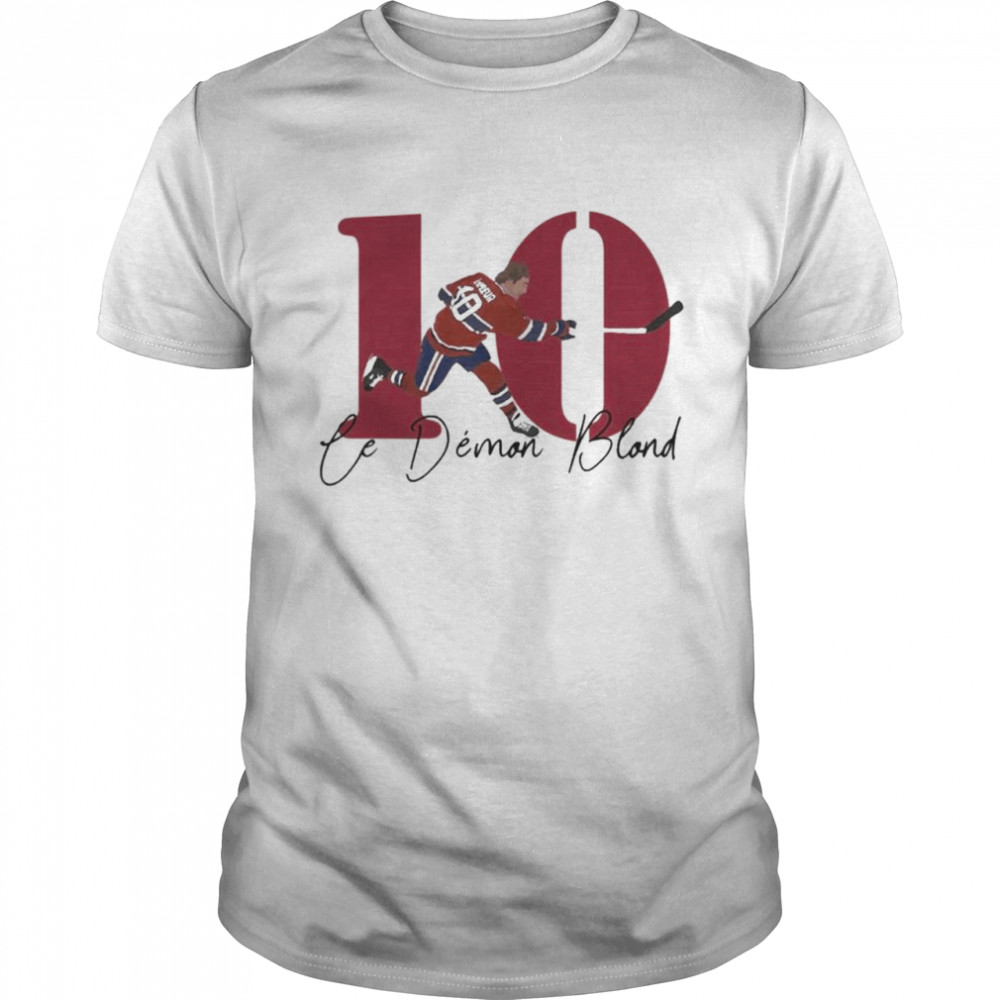No 10. Guy Lafleur Canadian Hockey Player T- Classic Men's T-shirt