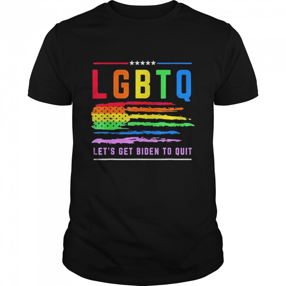 Let’s get Biden to quit funny political lgbtq gay pride shirt