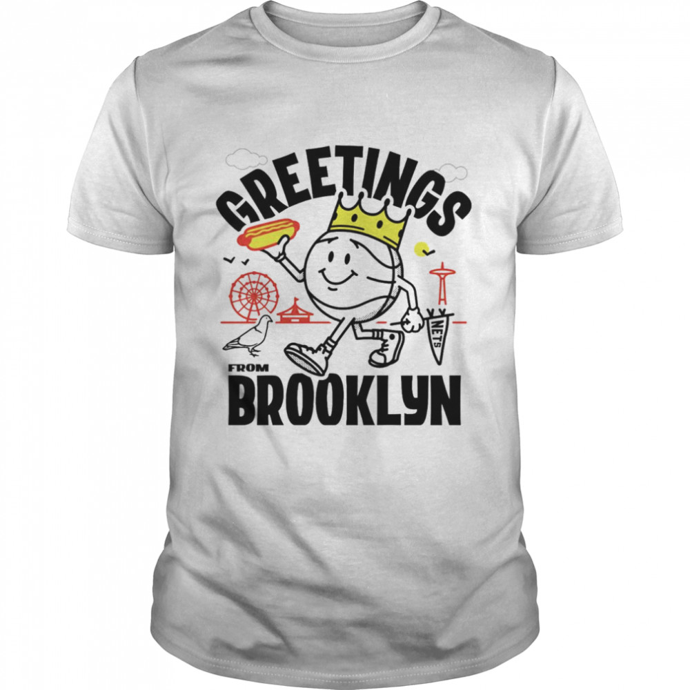 Greetings from Brooklyn Nets shirt Classic Men's T-shirt