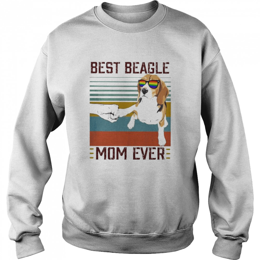 Best Beagle Mom ever vintage shirt Unisex Sweatshirt