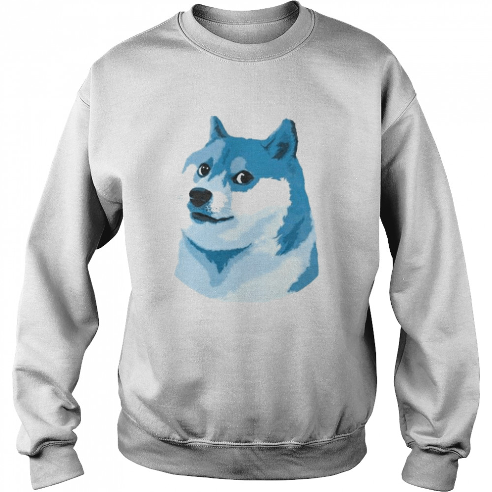 Blue Dog Blue Dogecoin Elon Musk Twitter Barstool Sports Store T- Unisex Sweatshirt