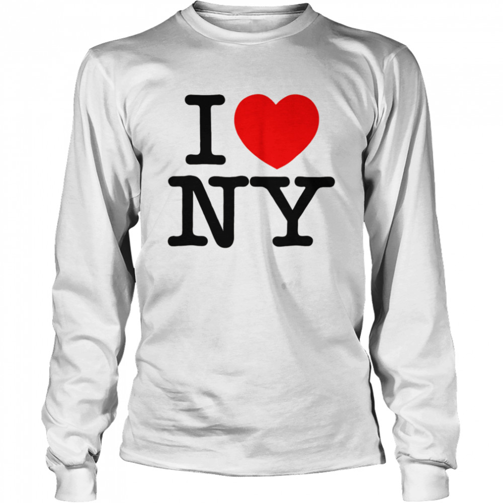 I Love NY I Red Heart Love NY New York City NYC Long Sleeved T-shirt